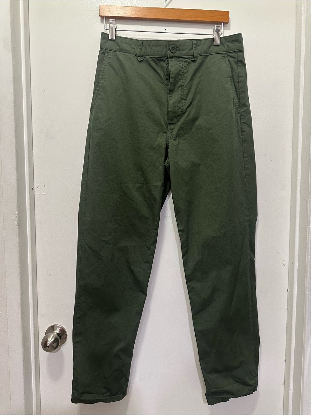 Women’s COS Olive Green Straight Leg Chino Utility Pants Sz 6